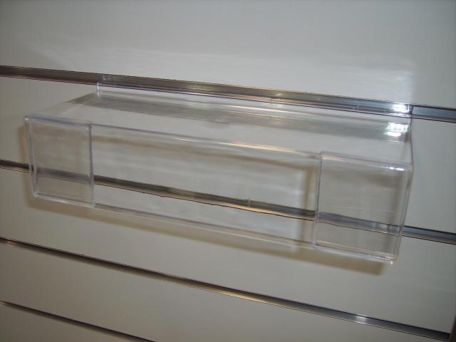 FLAT SHOE SHELF WITH TICKET LIP
