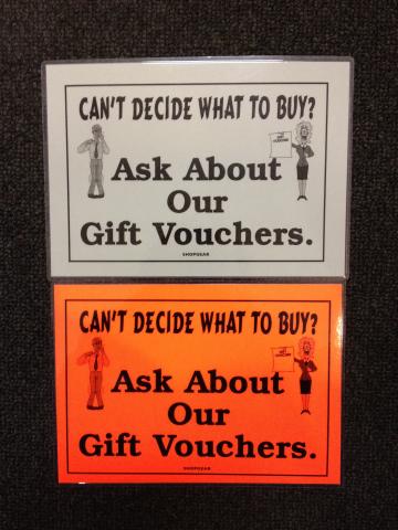 A4 LAMINATED SIGN