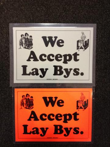 A4 LAMINATED SIGN