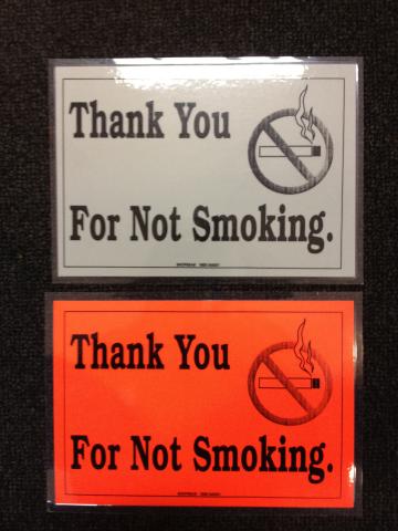A4 LAMINATED SIGN