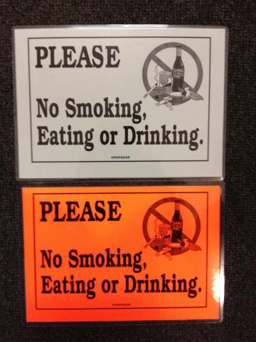 A4 LAMINATED SIGN
