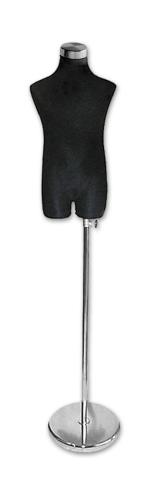 TKBN CHILD FABRIC BLACK W/- METAL TOP+BASE