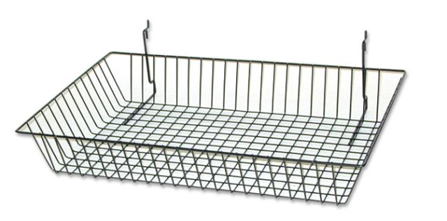 LARGE MESH BASKET BLACK