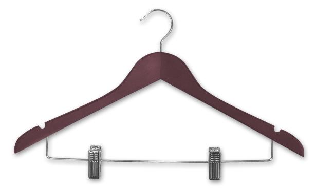 Coathanger ADULT SHIRT HANGER + CLIPS H200M