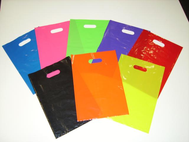 SMALL PLASTIC BAG PLAIN COLOUR