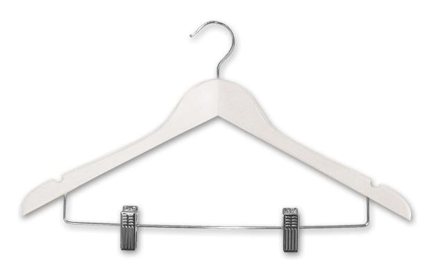 Coathanger ADULT SHIRT HANGER + CLIPS H200W