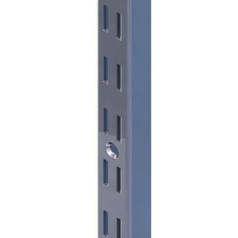 Wall Strip 1800mm Double Slot CHROME
