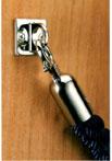 WALL CLIPS FOR ROPES CHROME