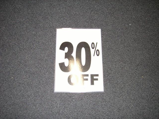 A4 LAMINATED % CARDS D/S