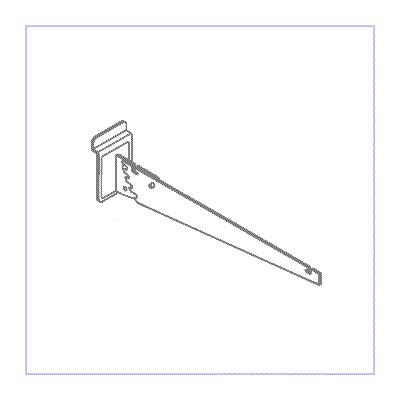 ADJUSTABLE SHELF BRACKET SWADJ400C