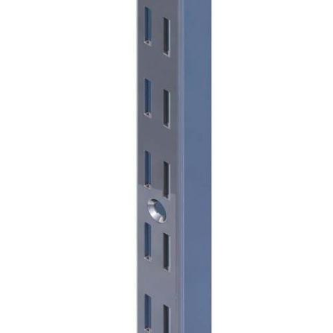 Wall Strip 2400mm Double Slot BLACK