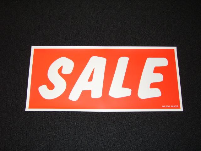 SALE POSTER RED