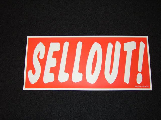 SELLOUT POSTER RED