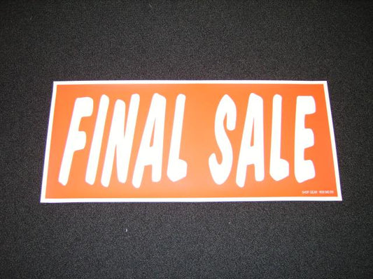 FINAL SALE POSTER RED