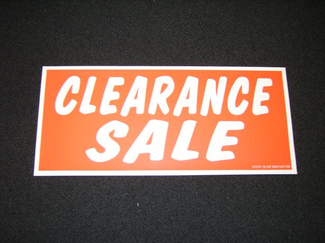 CLEARANCE SALE RED