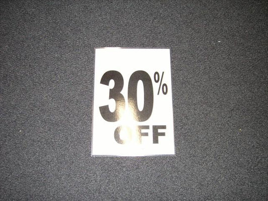 A4 LAMINATED % CARDS D/S